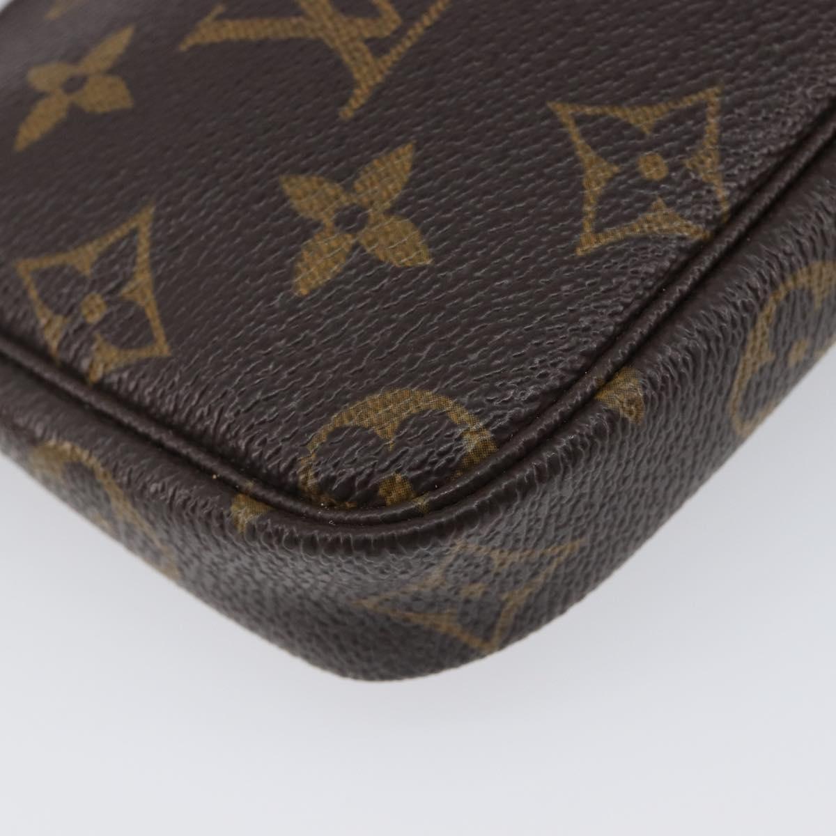 LOUIS VUITTON Monogram Mini Pochette Accessoires Pouch M58009 LV Auth bs37809
