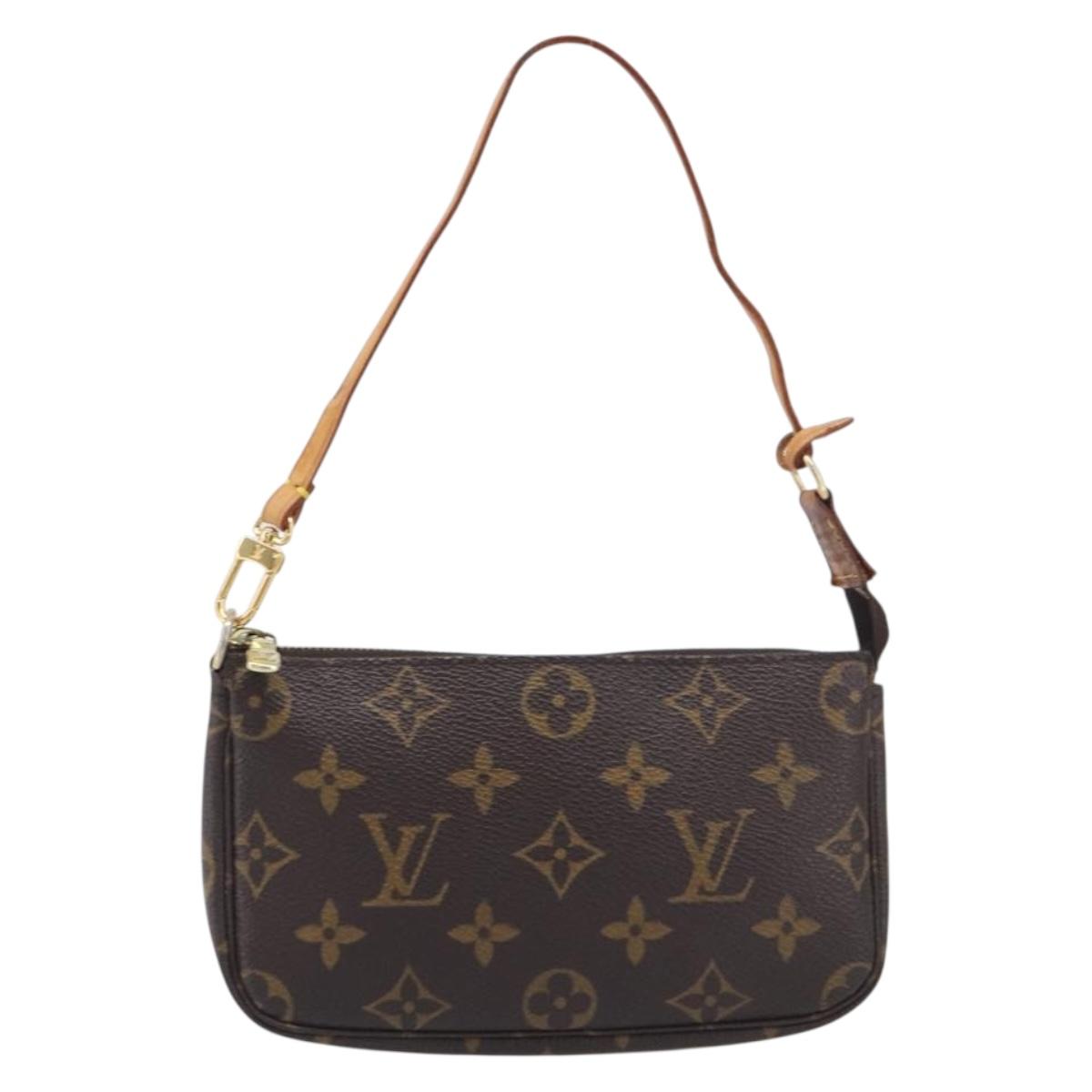 LOUIS VUITTON Monogram Mini Pochette Accessoires Pouch M58009 LV Auth bs37809