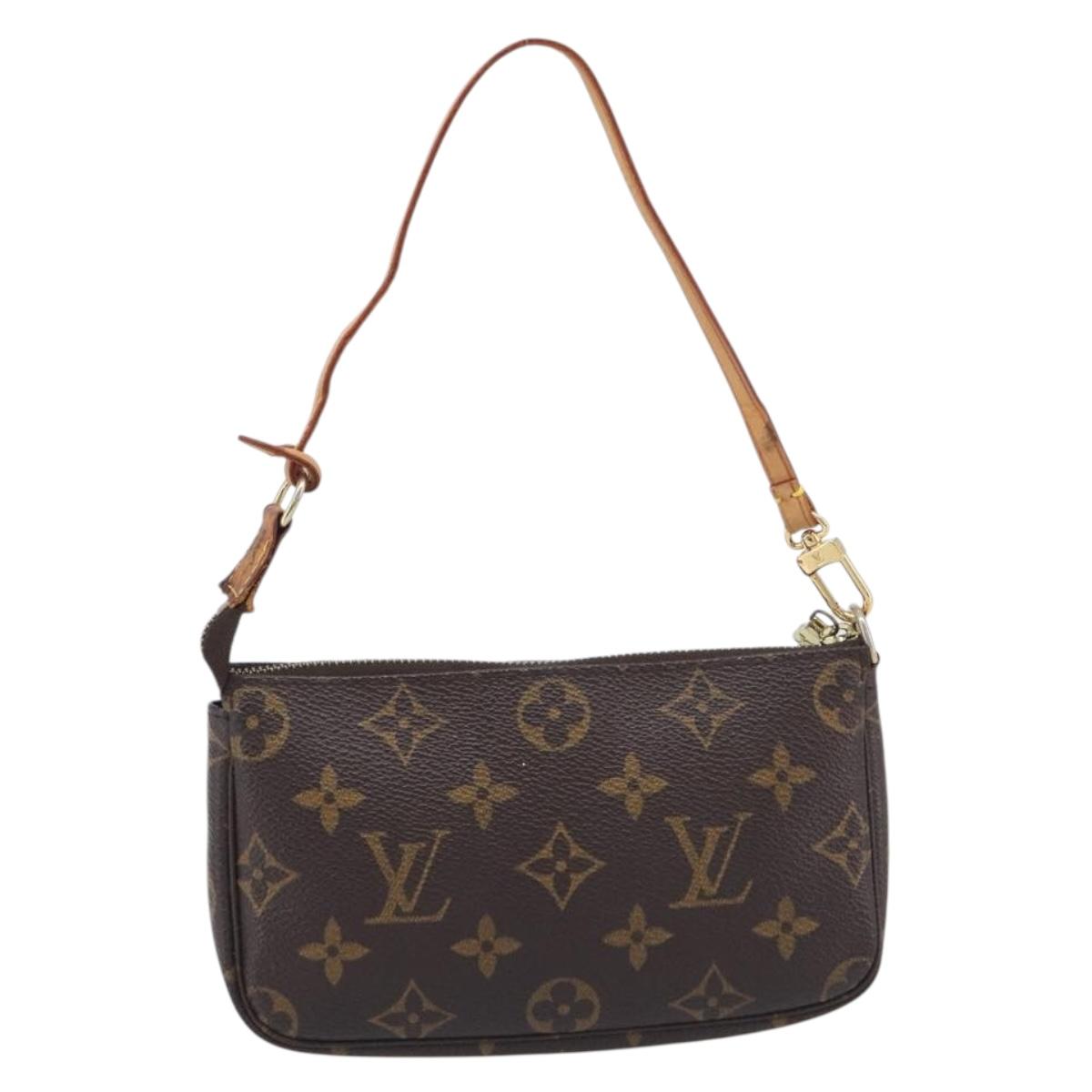 LOUIS VUITTON Monogram Mini Pochette Accessoires Pouch M58009 LV Auth bs37809