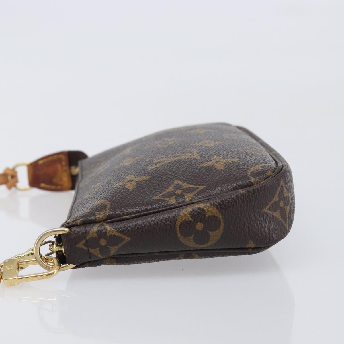 LOUIS VUITTON Monogram Mini Pochette Accessoires Pouch M58009 LV Auth bs37809