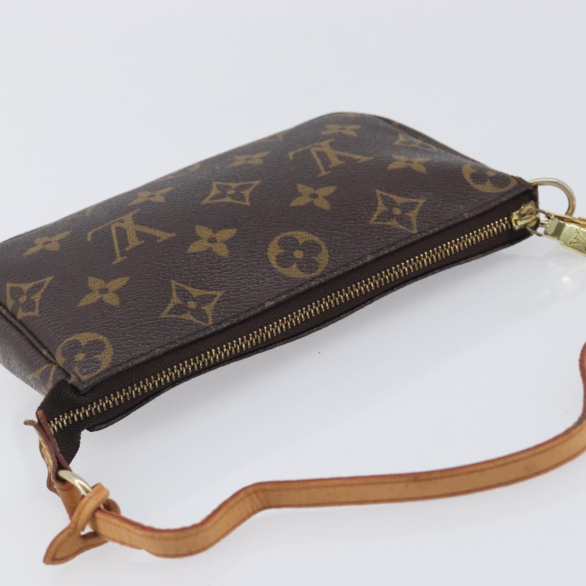 LOUIS VUITTON Monogram Mini Pochette Accessoires Pouch M58009 LV Auth bs37809