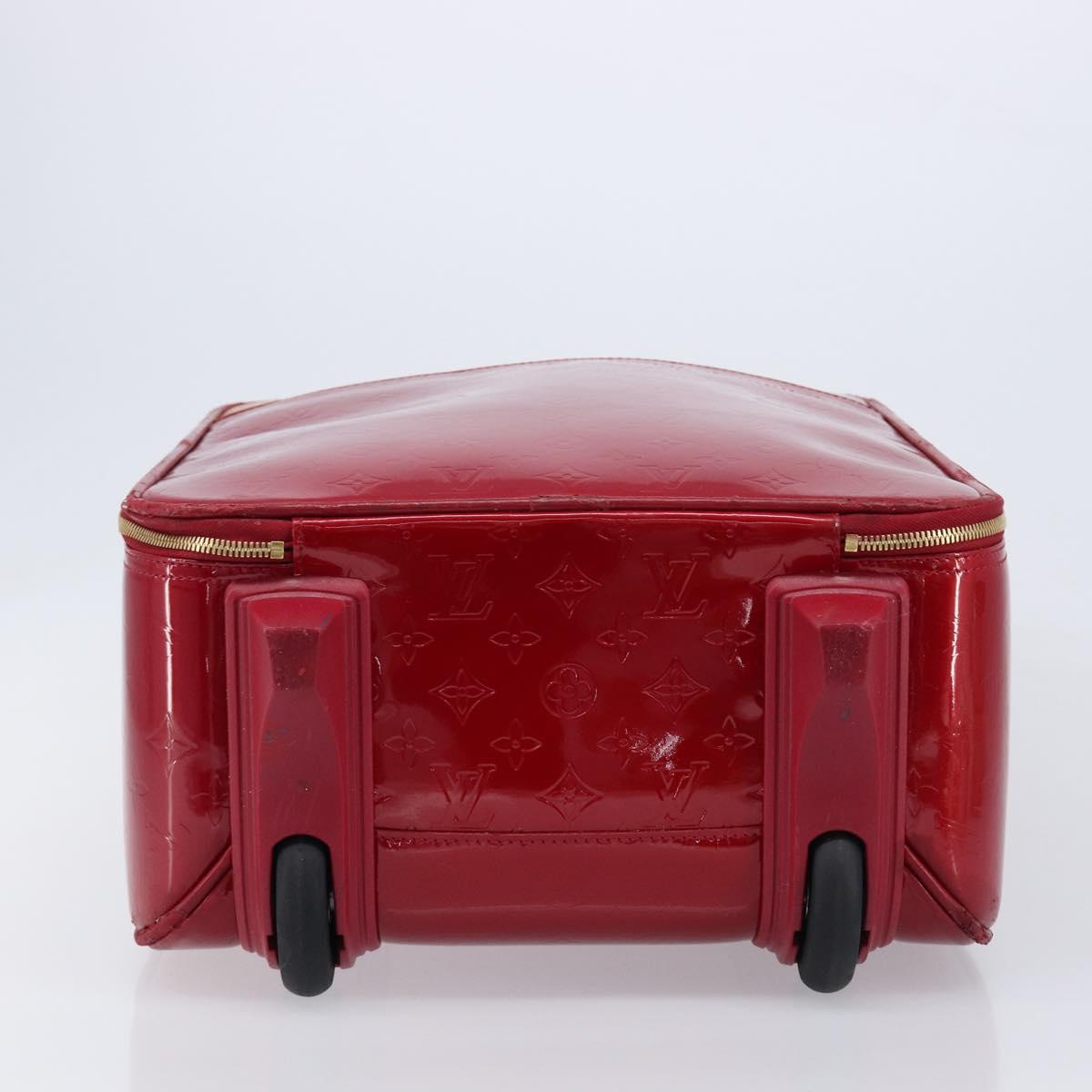 LOUIS VUITTON Monogram Vernis Pegas 45 Pomme D'amour M91278 LV Auth bs37812
