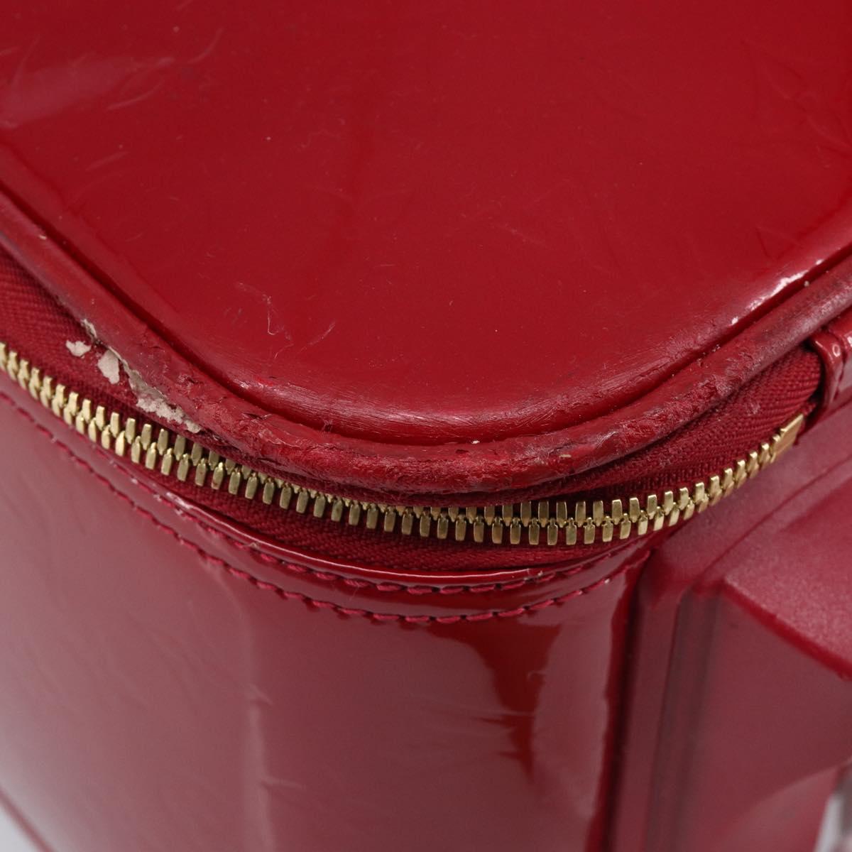 LOUIS VUITTON Monogram Vernis Pegas 45 Pomme D'amour M91278 LV Auth bs37812