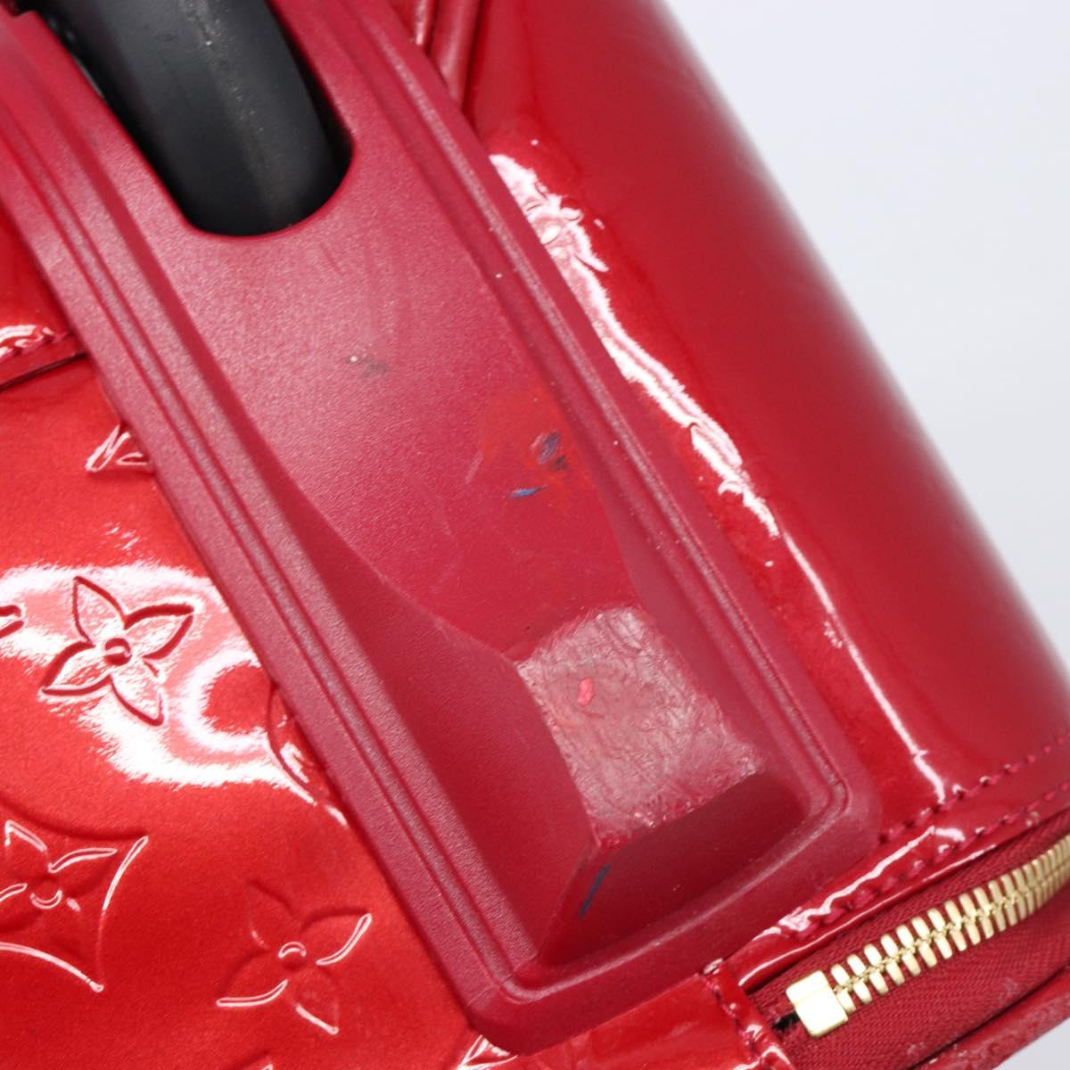 LOUIS VUITTON Monogram Vernis Pegas 45 Pomme D'amour M91278 LV Auth bs37812