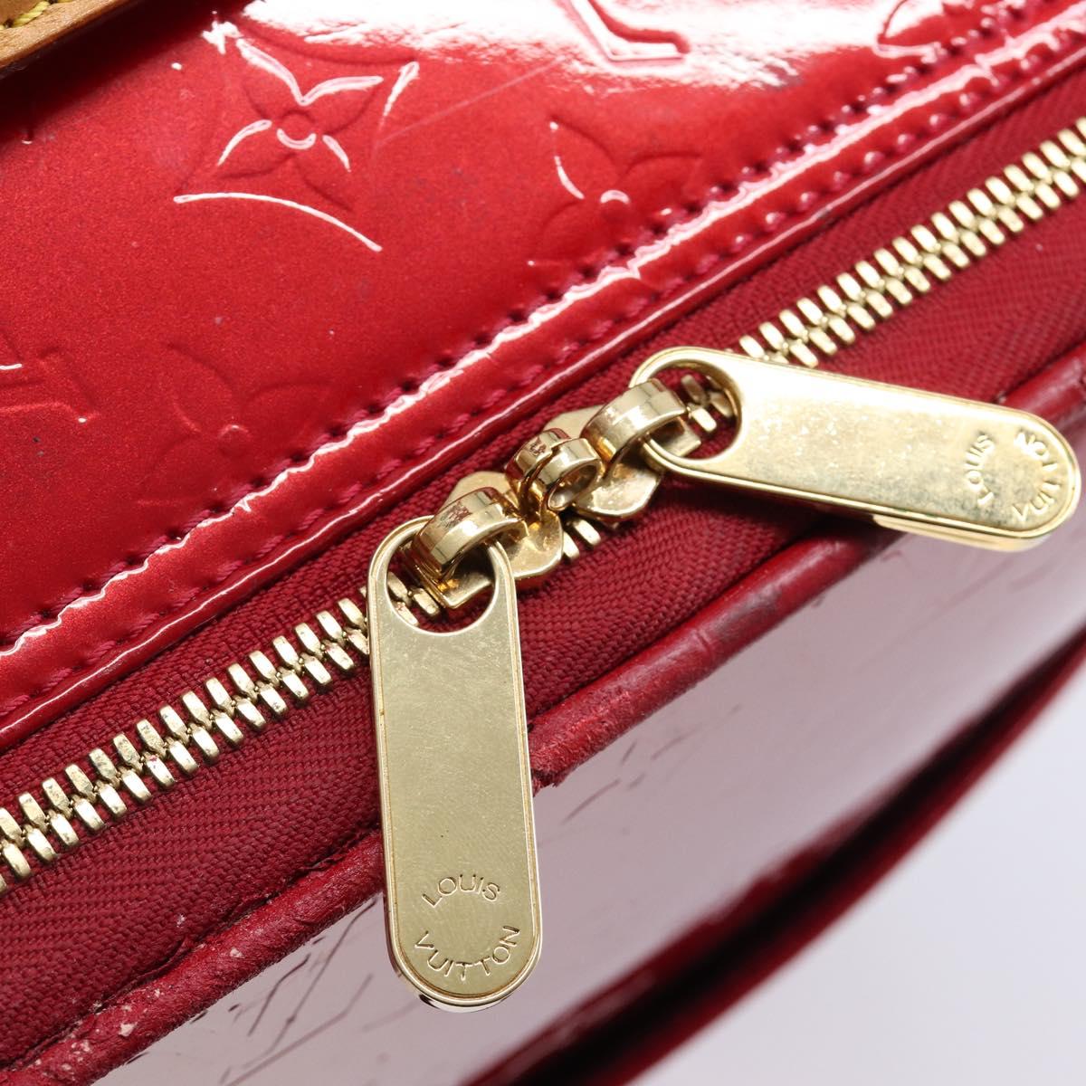 LOUIS VUITTON Monogram Vernis Pegas 45 Pomme D'amour M91278 LV Auth bs37812