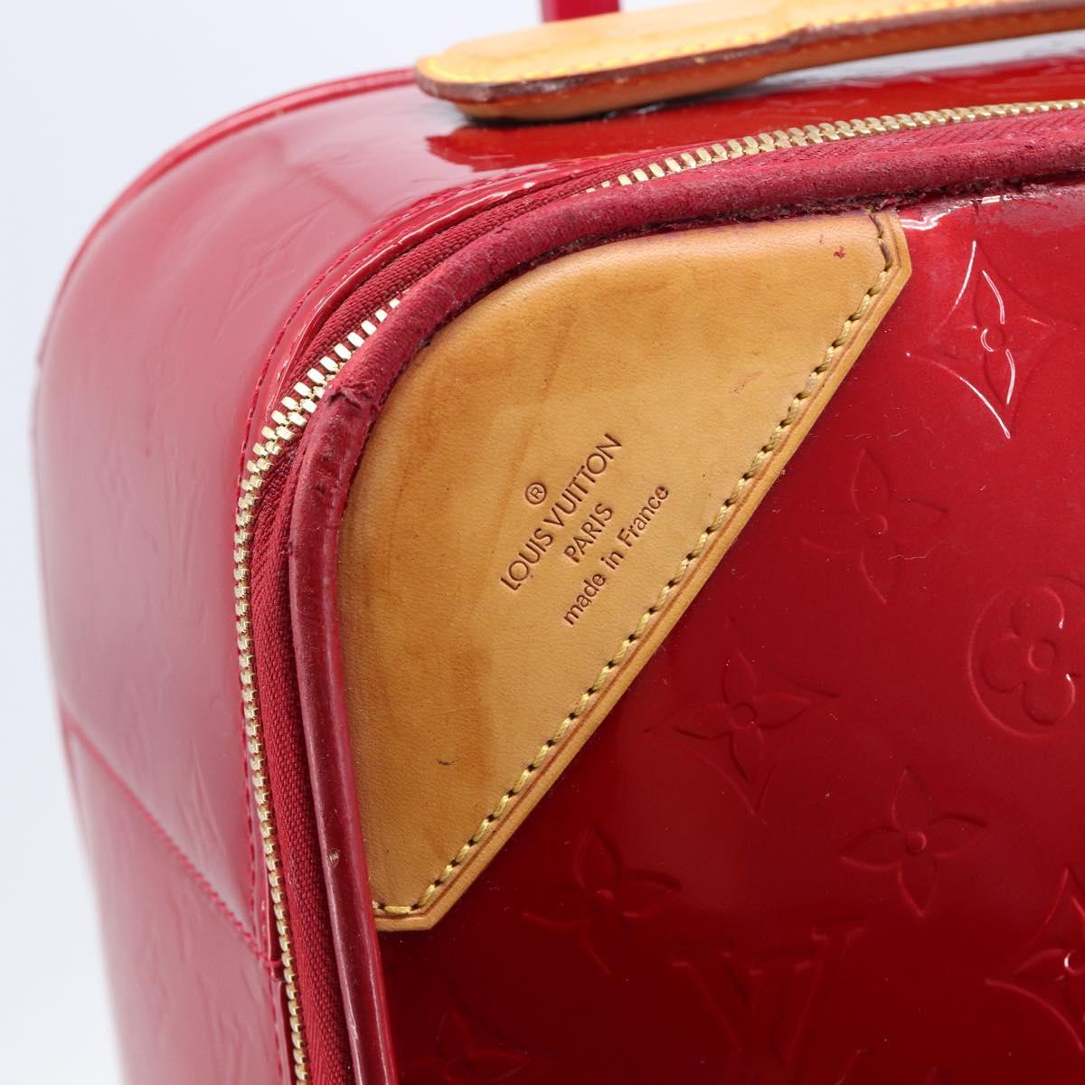 LOUIS VUITTON Monogram Vernis Pegas 45 Pomme D'amour M91278 LV Auth bs37812