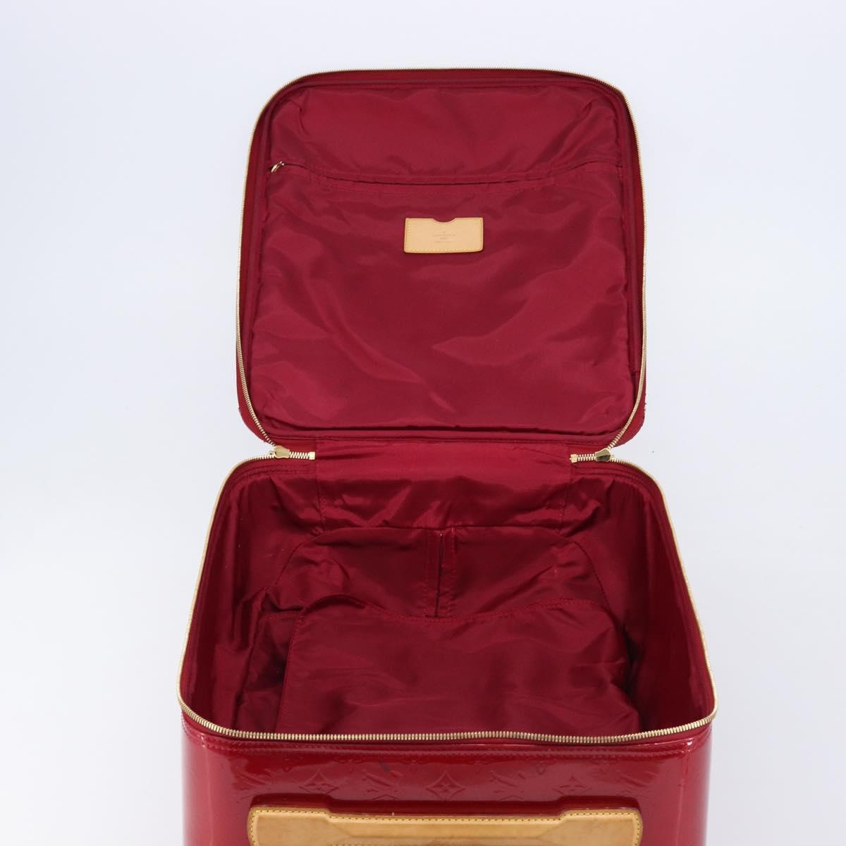 LOUIS VUITTON Monogram Vernis Pegas 45 Pomme D'amour M91278 LV Auth bs37812