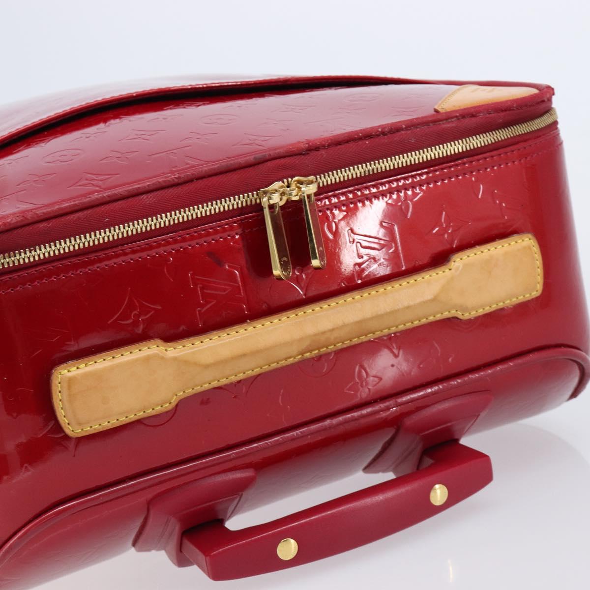 LOUIS VUITTON Monogram Vernis Pegas 45 Pomme D'amour M91278 LV Auth bs37812