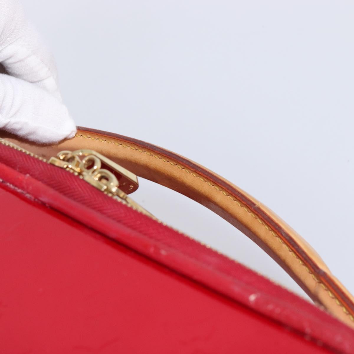 LOUIS VUITTON Monogram Vernis Pegas 45 Pomme D'amour M91278 LV Auth bs37812