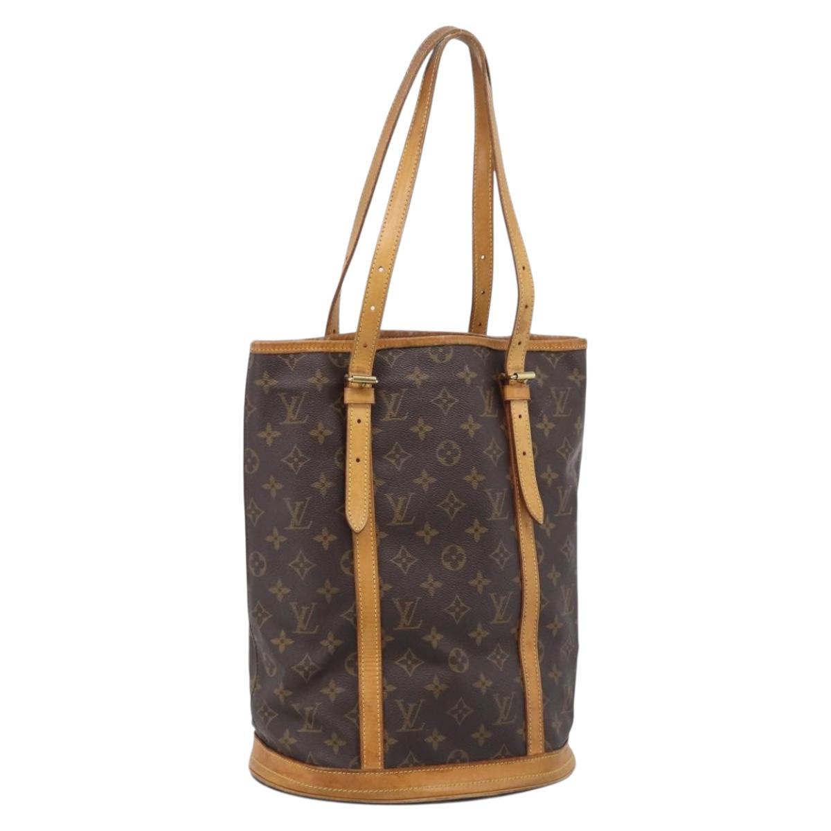 LOUIS VUITTON Monogram Bucket GM Shoulder Bag M42236 LV Auth bs37821
