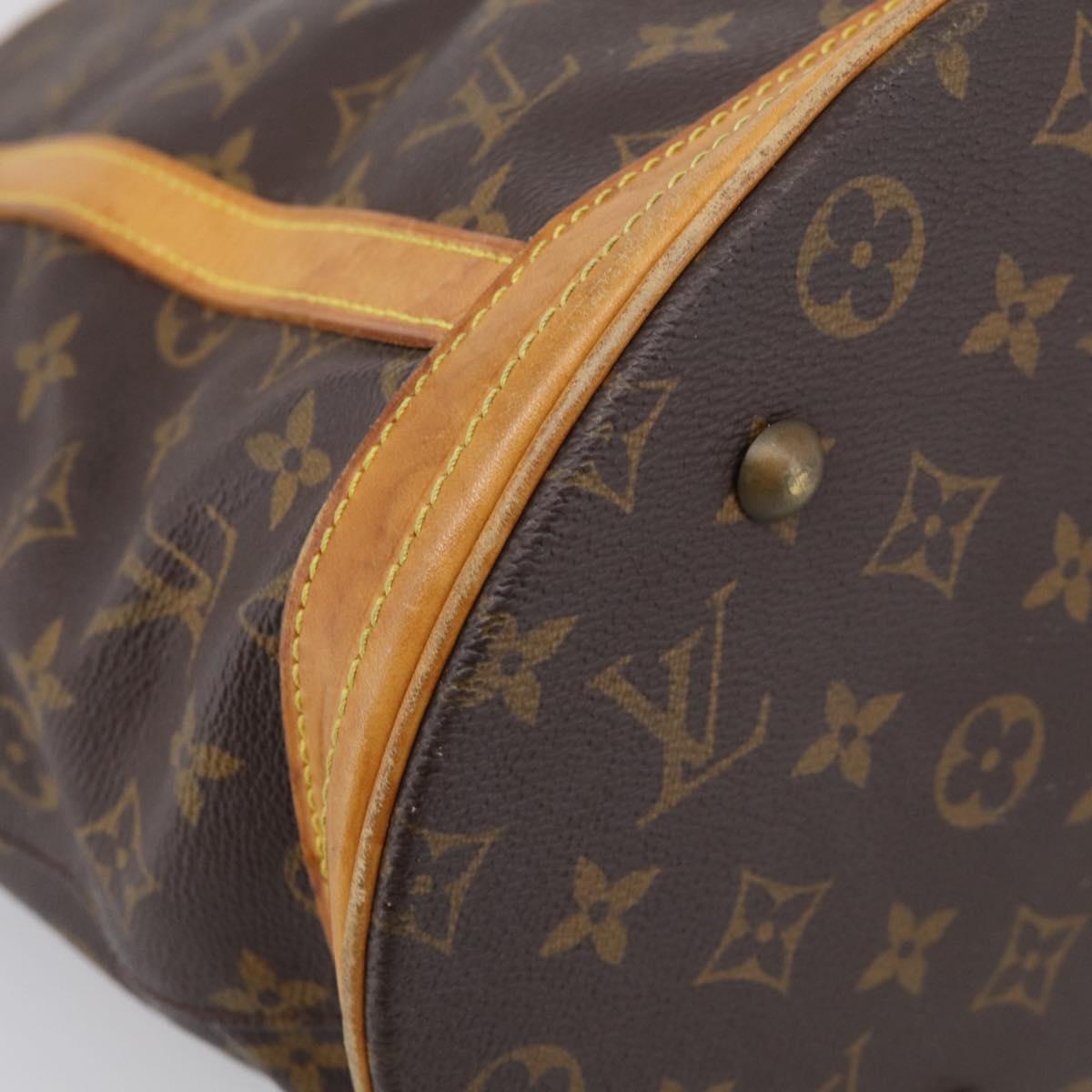 LOUIS VUITTON Monogram Bucket GM Shoulder Bag M42236 LV Auth bs37821