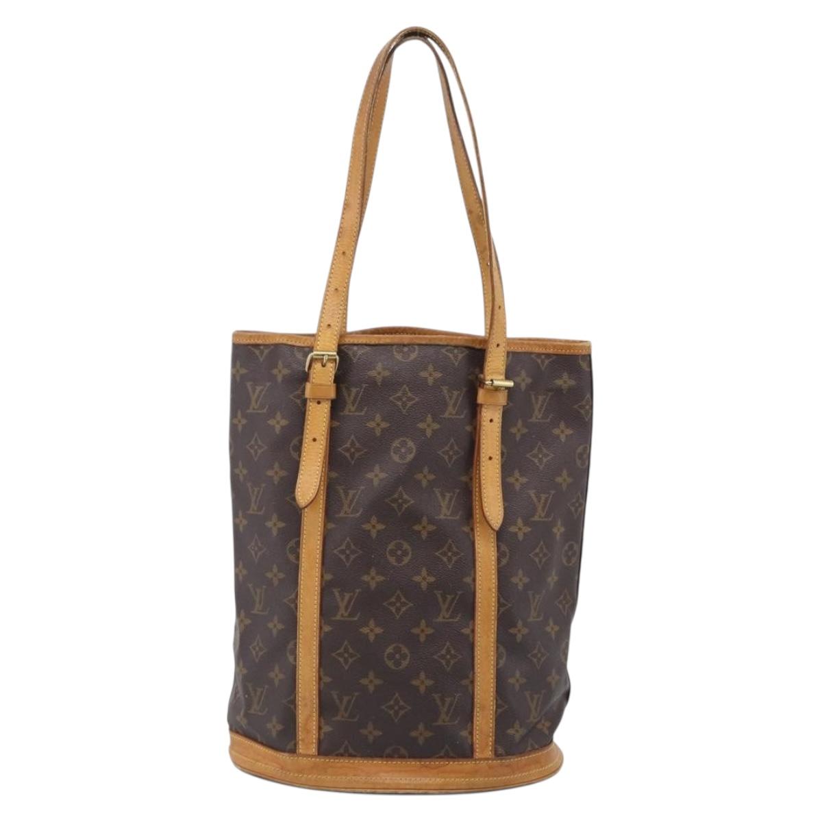 LOUIS VUITTON Monogram Bucket GM Shoulder Bag M42236 LV Auth bs37821