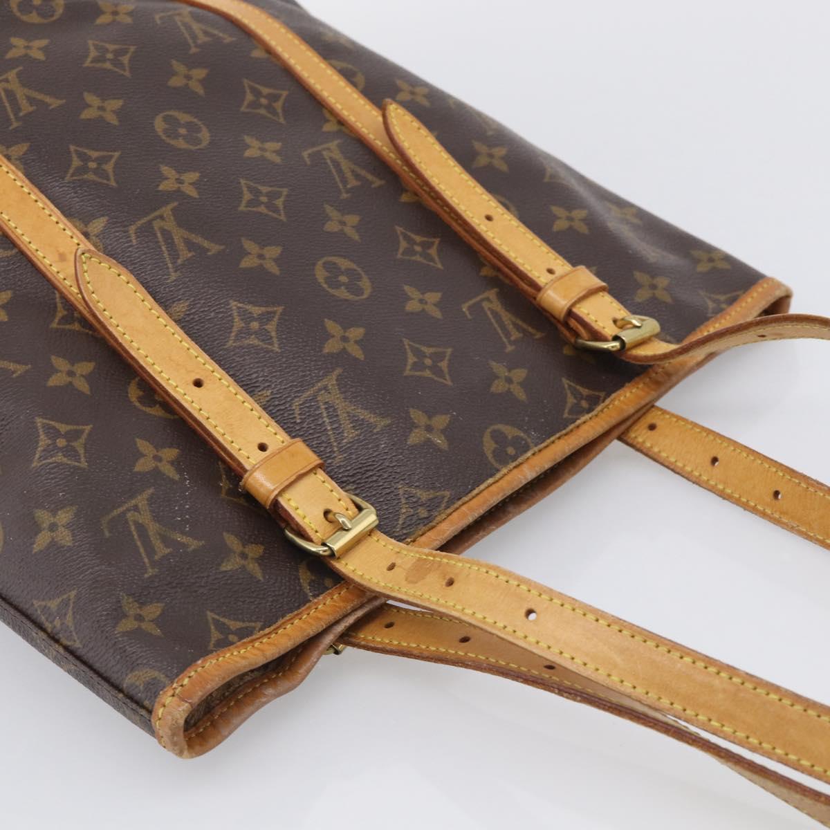LOUIS VUITTON Monogram Bucket GM Shoulder Bag M42236 LV Auth bs37821