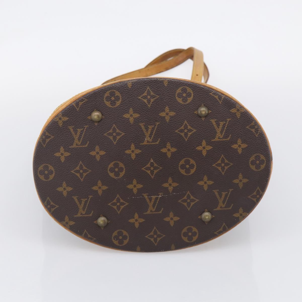 LOUIS VUITTON Monogram Bucket GM Shoulder Bag M42236 LV Auth bs37821