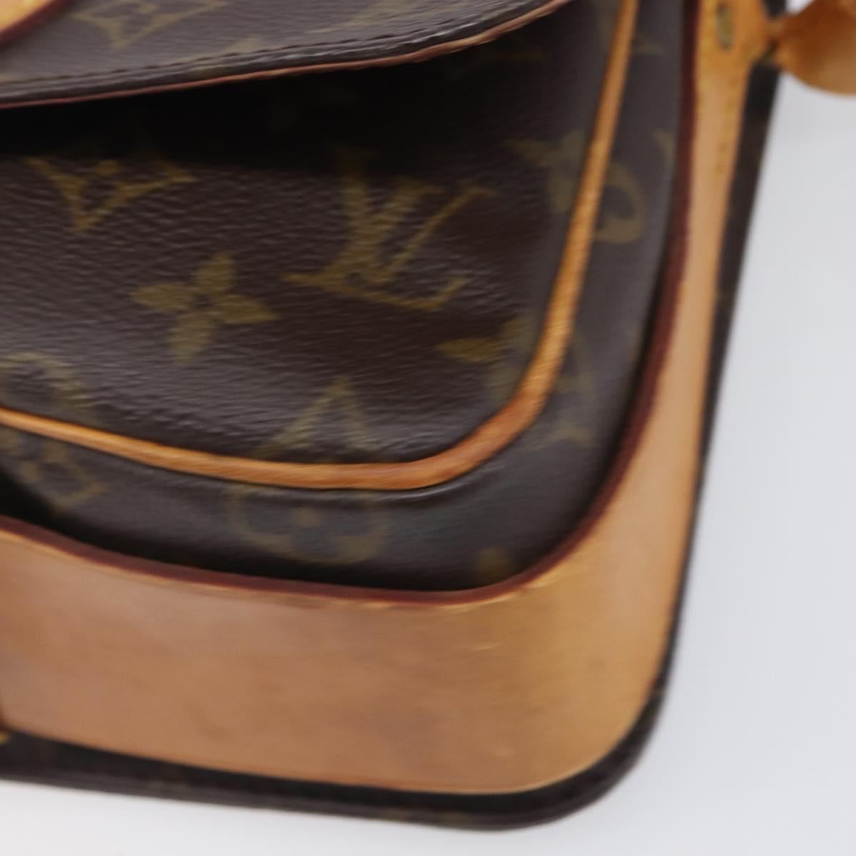LOUIS VUITTON Monogram Cartouchiere MM Shoulder Bag M51253 LV Auth bs37830