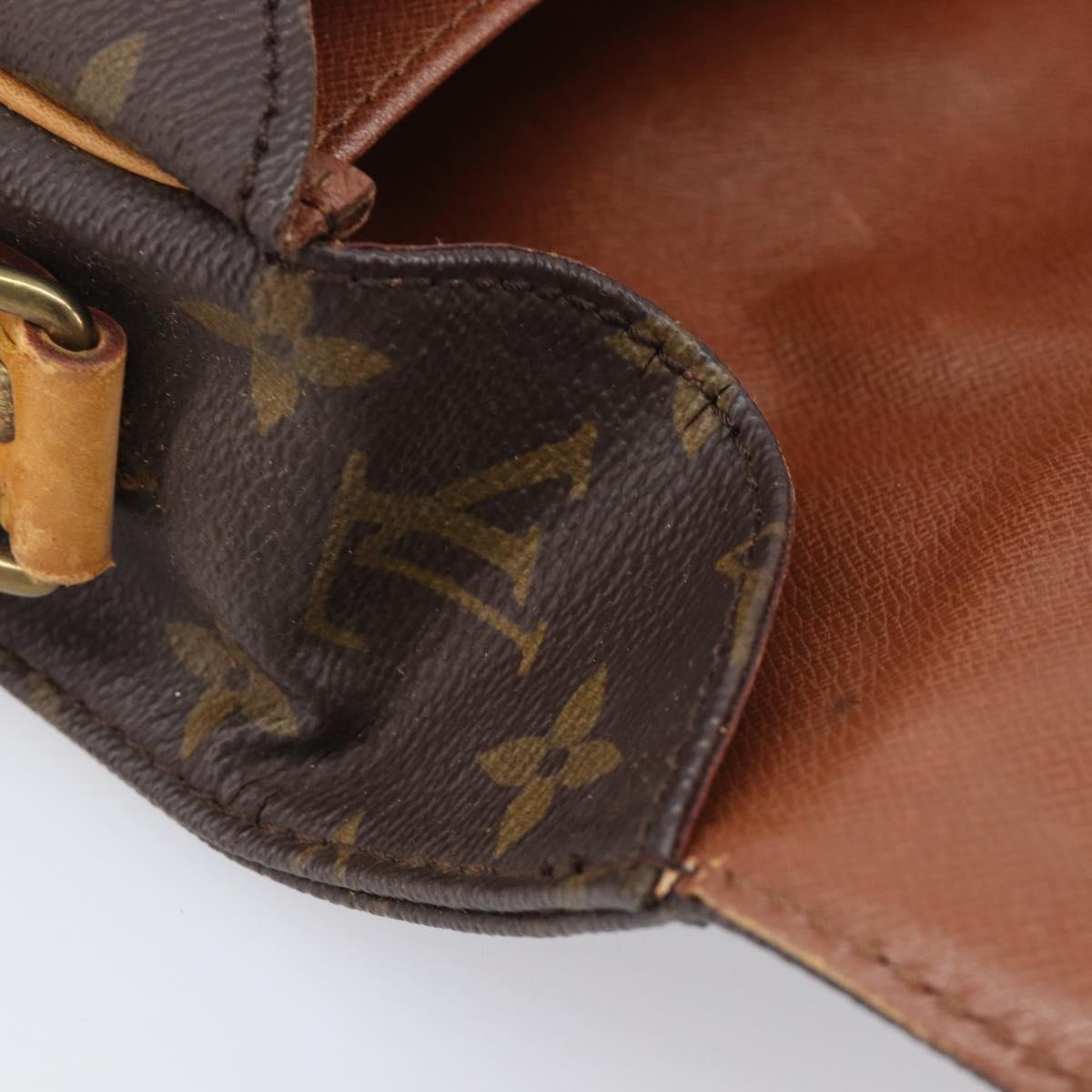 LOUIS VUITTON Monogram Cartouchiere MM Shoulder Bag M51253 LV Auth bs37830