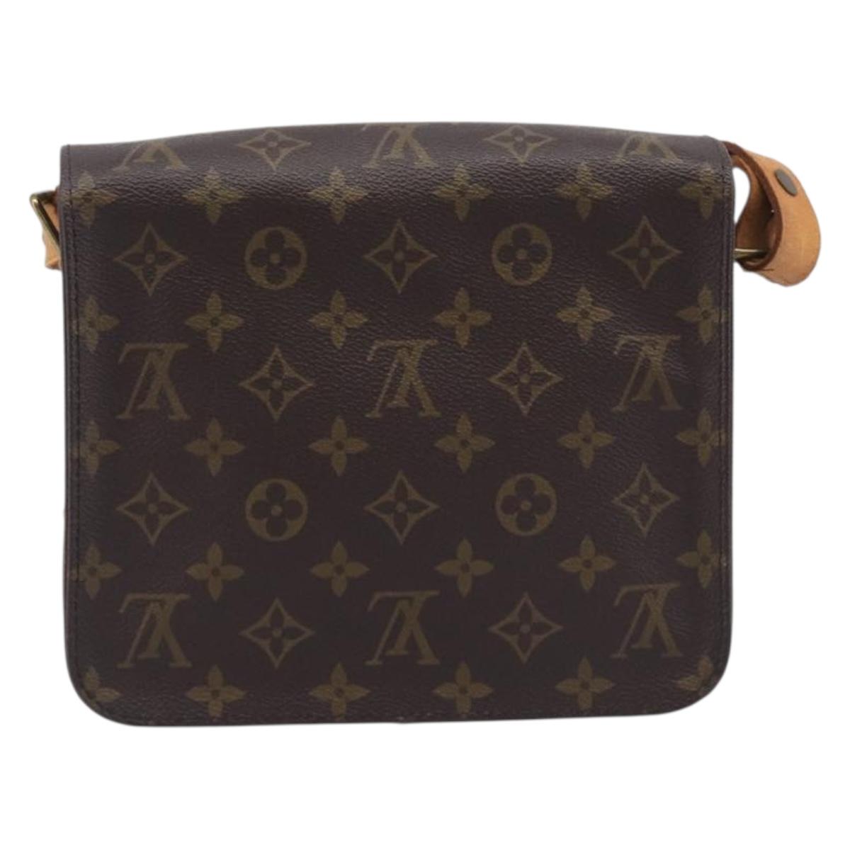 LOUIS VUITTON Monogram Cartouchiere MM Shoulder Bag M51253 LV Auth bs37830