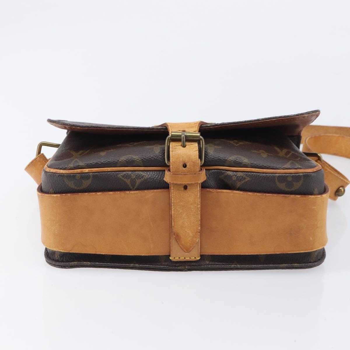 LOUIS VUITTON Monogram Cartouchiere MM Shoulder Bag M51253 LV Auth bs37830