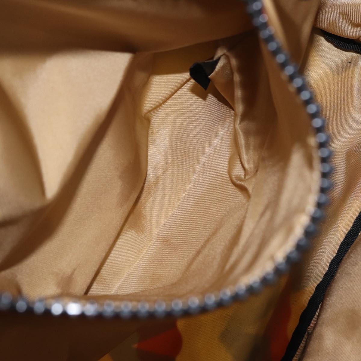 Valentino Backpack Nylon Blue Red Auth bs37834A