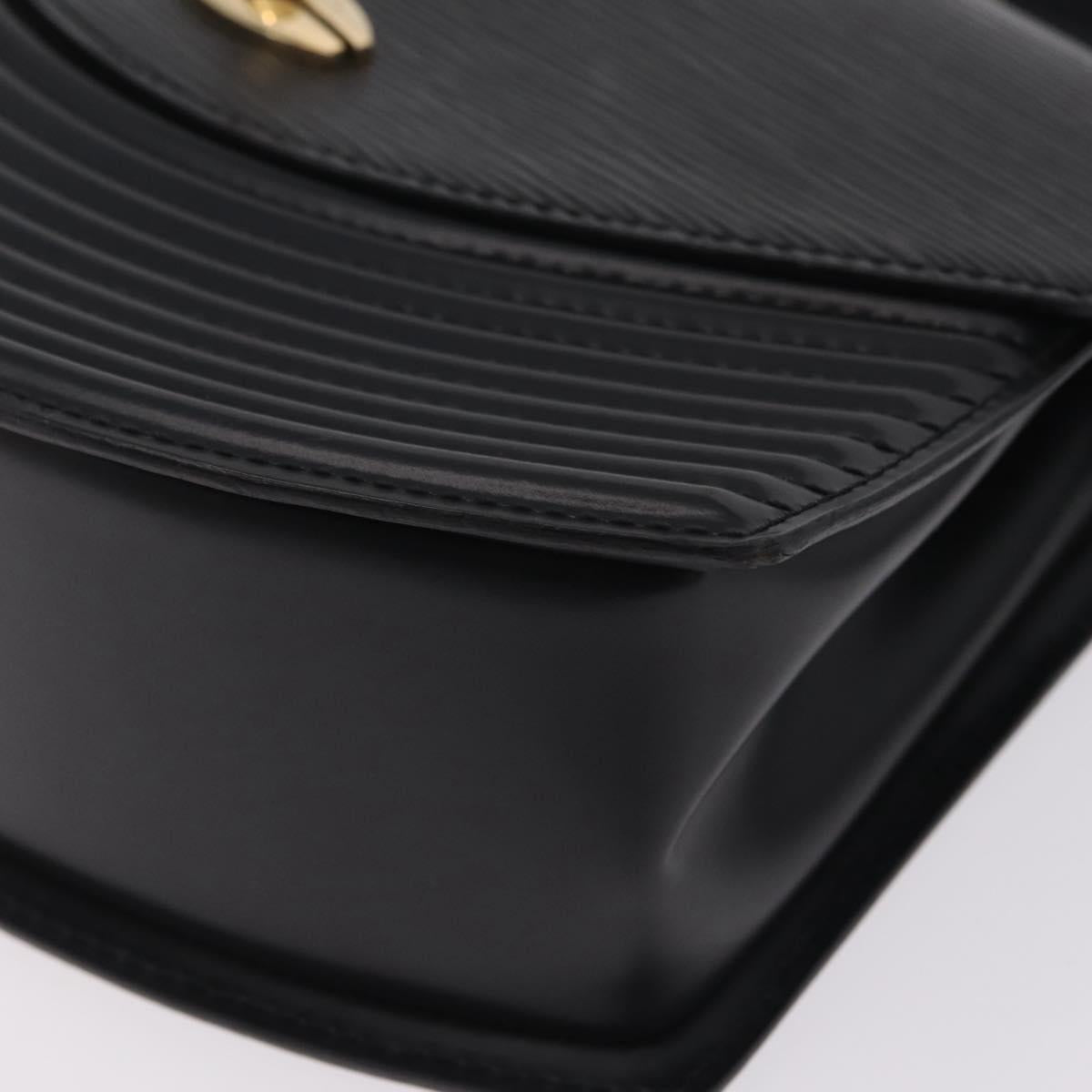 LOUIS VUITTON Epi Tilsitt Hand Bag Black M52482 LV Auth bs37847