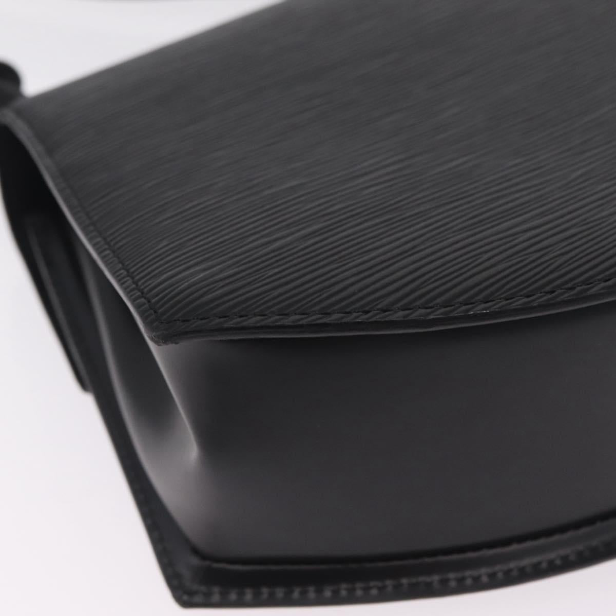 LOUIS VUITTON Epi Tilsitt Hand Bag Black M52482 LV Auth bs37847