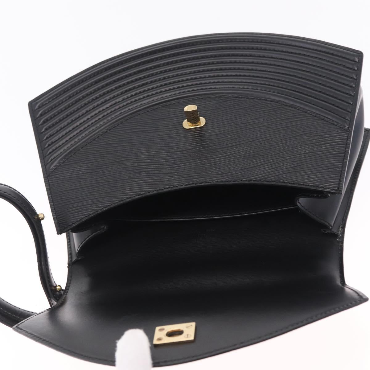 LOUIS VUITTON Epi Tilsitt Hand Bag Black M52482 LV Auth bs37847