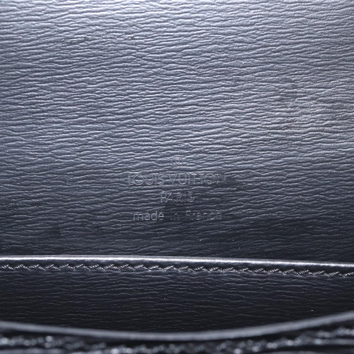 LOUIS VUITTON Epi Tilsitt Hand Bag Black M52482 LV Auth bs37847