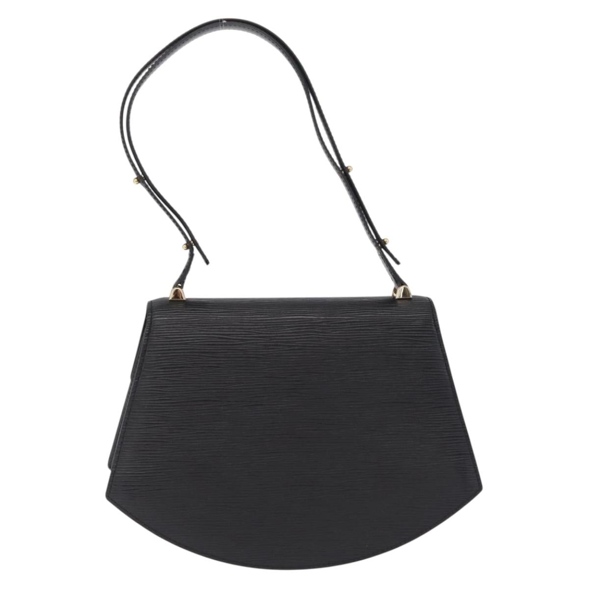 LOUIS VUITTON Epi Tilsitt Hand Bag Black M52482 LV Auth bs37847