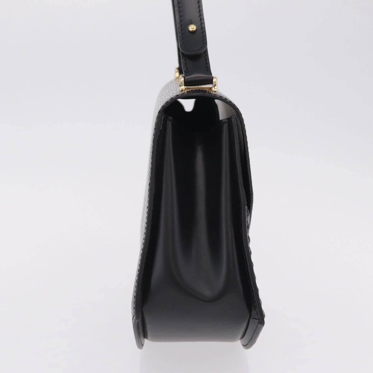 LOUIS VUITTON Epi Tilsitt Hand Bag Black M52482 LV Auth bs37847