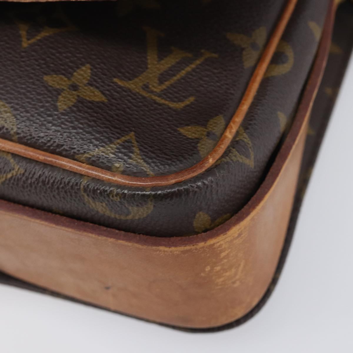 LOUIS VUITTON Monogram Cartouchiere MM Shoulder Bag M51253 LV Auth bs37852
