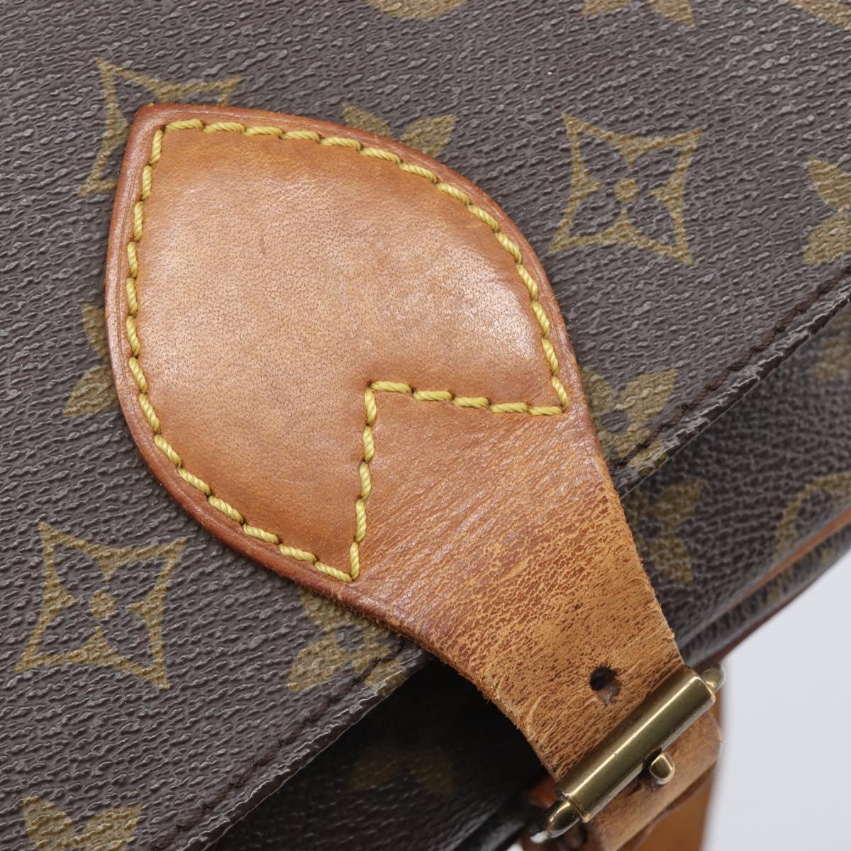 LOUIS VUITTON Monogram Cartouchiere MM Shoulder Bag M51253 LV Auth bs37852