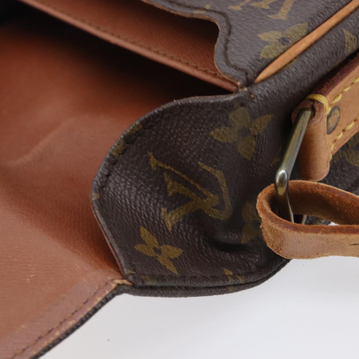 LOUIS VUITTON Monogram Cartouchiere MM Shoulder Bag M51253 LV Auth bs37852