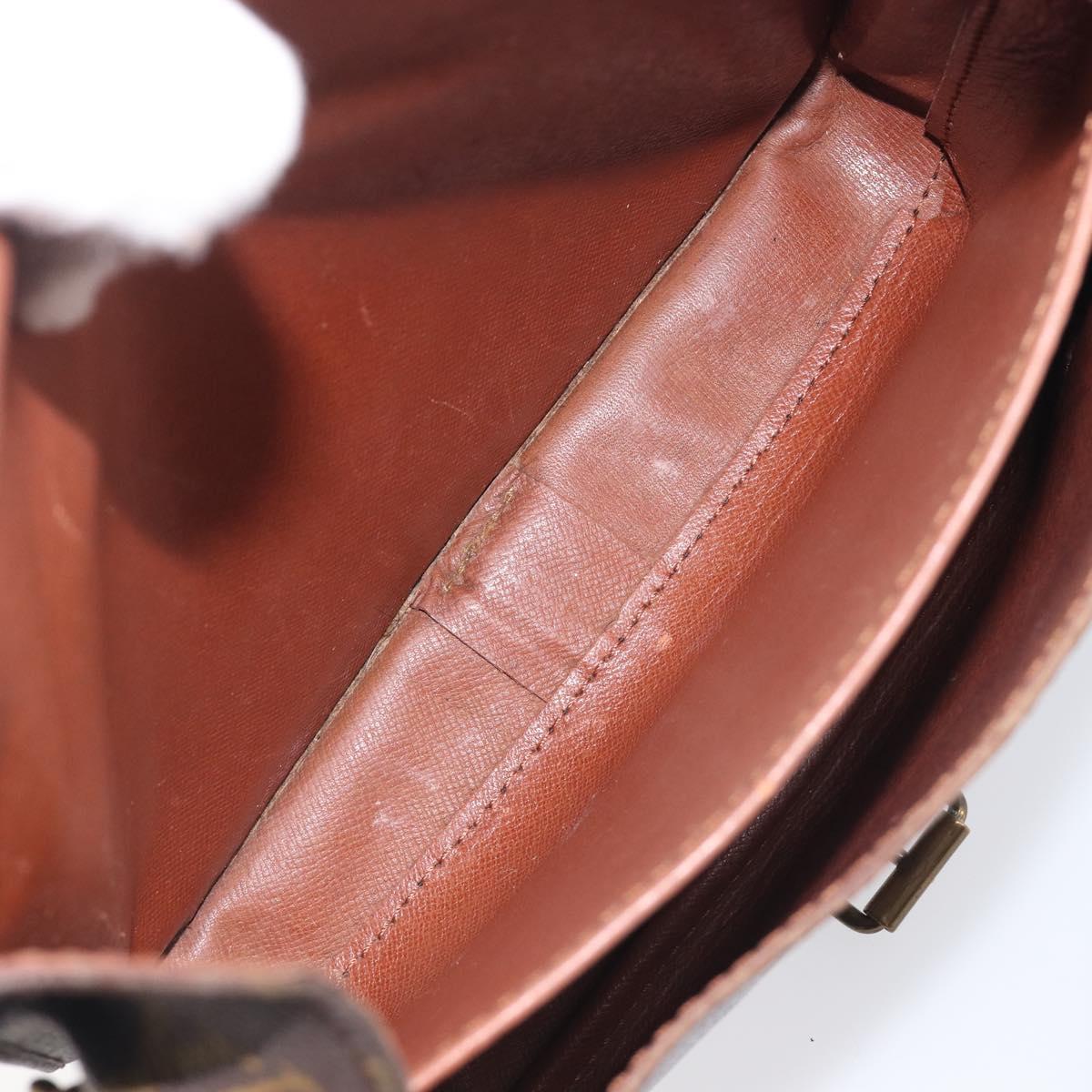 LOUIS VUITTON Monogram Cartouchiere MM Shoulder Bag M51253 LV Auth bs37852