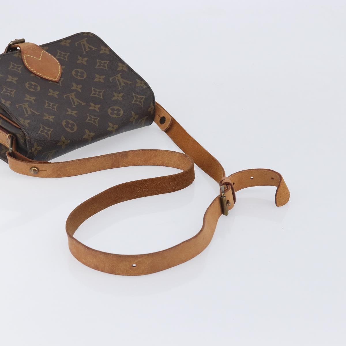 LOUIS VUITTON Monogram Cartouchiere MM Shoulder Bag M51253 LV Auth bs37852