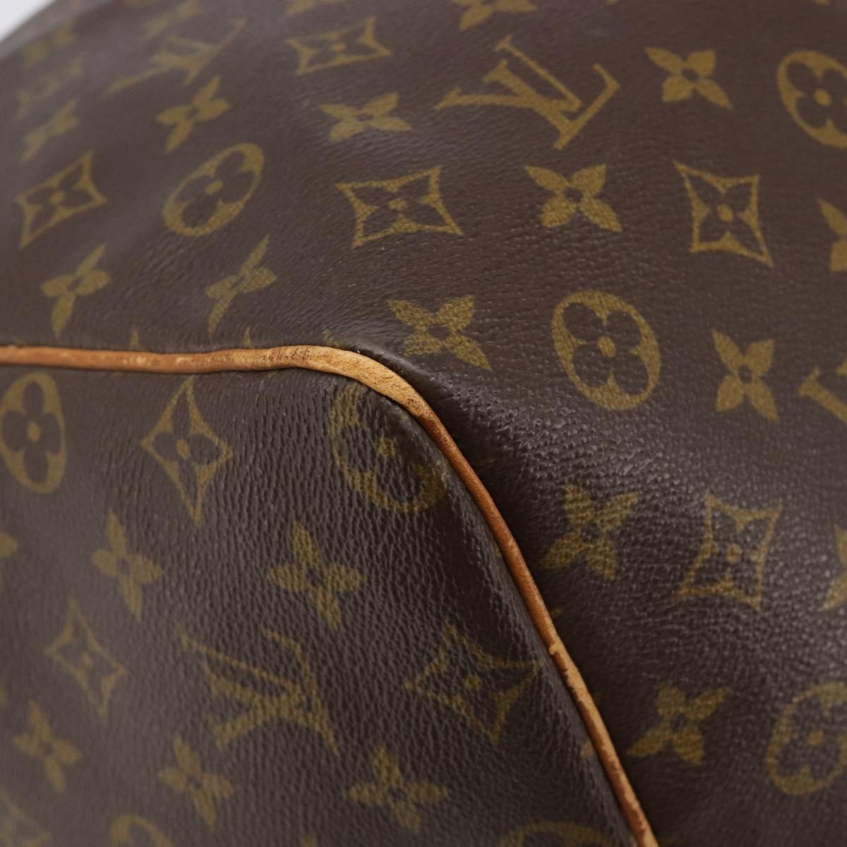 LOUIS VUITTON Monogram Keepall 60 Boston Bag M41422 LV Auth bs37853
