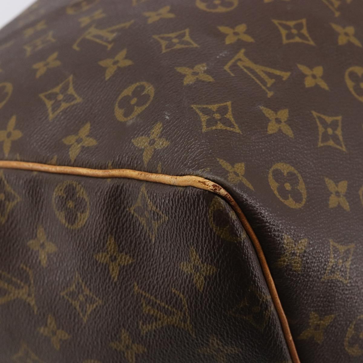 LOUIS VUITTON Monogram Keepall 60 Boston Bag M41422 LV Auth bs37853
