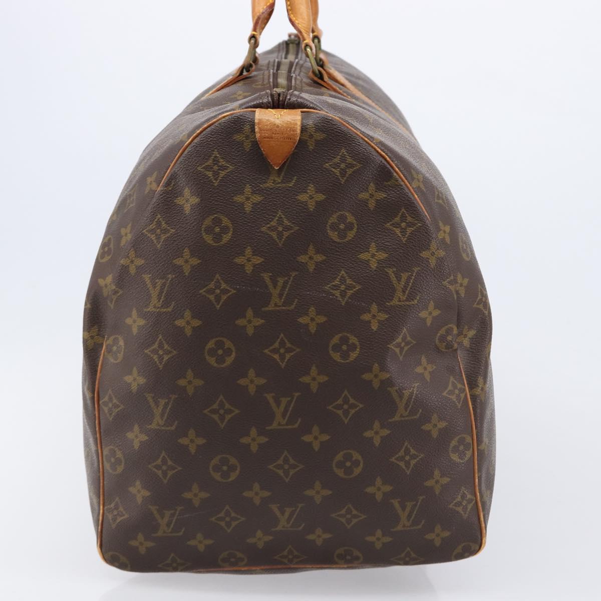 LOUIS VUITTON Monogram Keepall 60 Boston Bag M41422 LV Auth bs37853