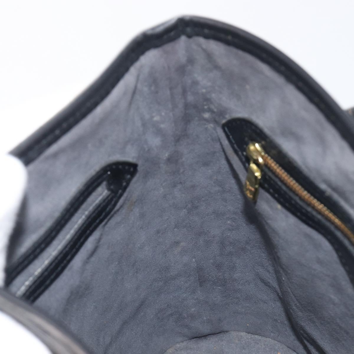LOUIS VUITTON Epi Bucket PM Hand Bag SPO Black M58992 LV Auth bs37854A