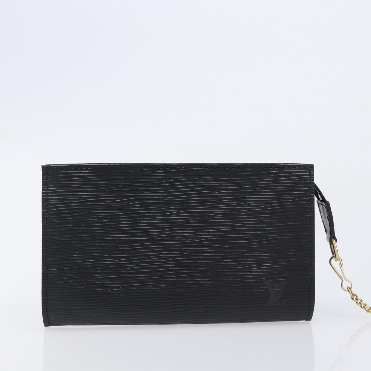 LOUIS VUITTON Epi Bucket PM Hand Bag SPO Black M58992 LV Auth bs37854A