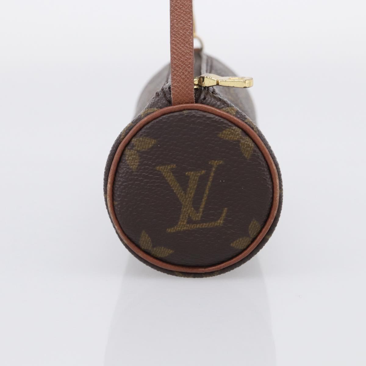 LOUIS VUITTON Monogram Papillon Pouch Pouch LV Auth bs37855