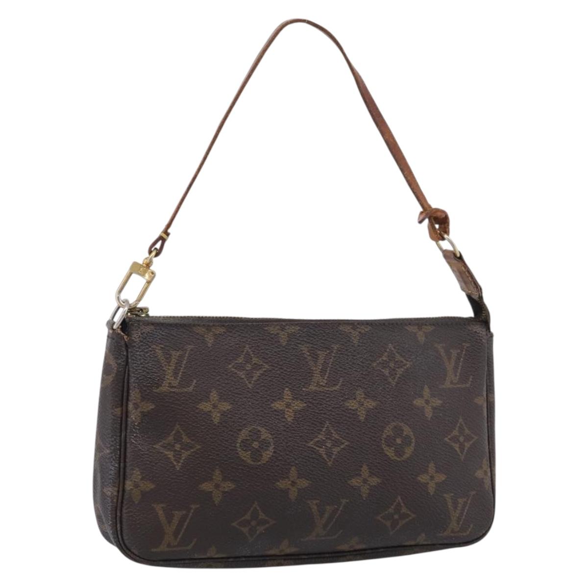 LOUIS VUITTON Monogram Pochette Accessoires Pouch M51980 LV Auth bs37857