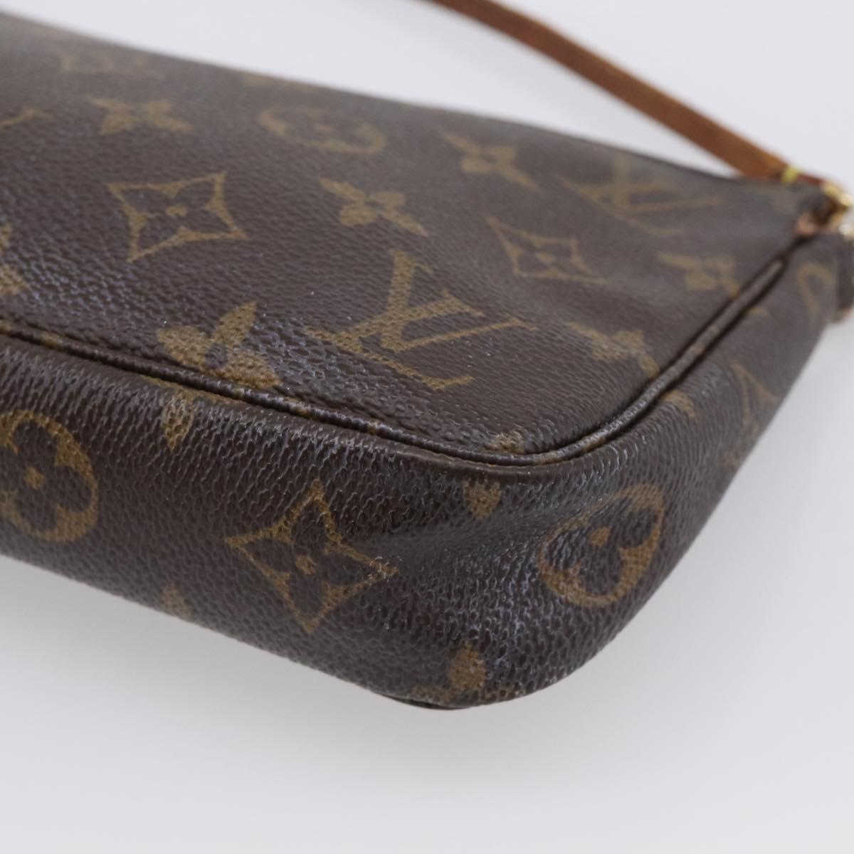 LOUIS VUITTON Monogram Pochette Accessoires Pouch M51980 LV Auth bs37857