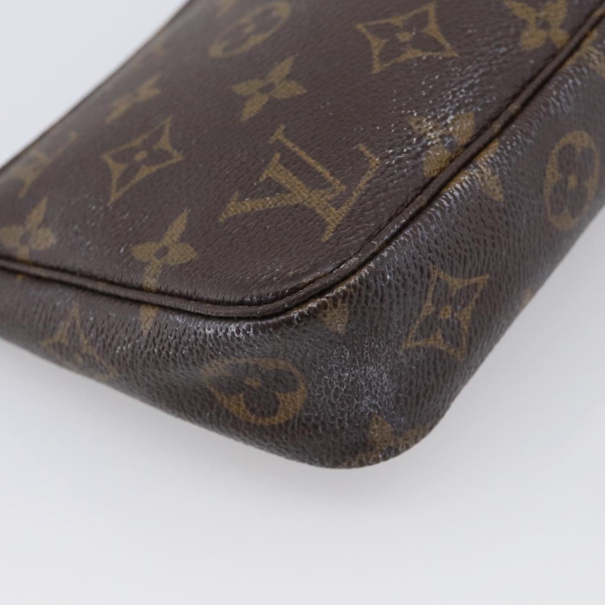 LOUIS VUITTON Monogram Pochette Accessoires Pouch M51980 LV Auth bs37857