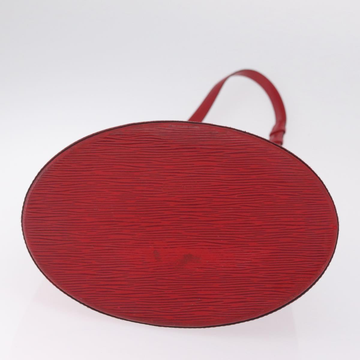 LOUIS VUITTON Epi Cluny Shoulder Bag Red M52257 LV Auth bs37858
