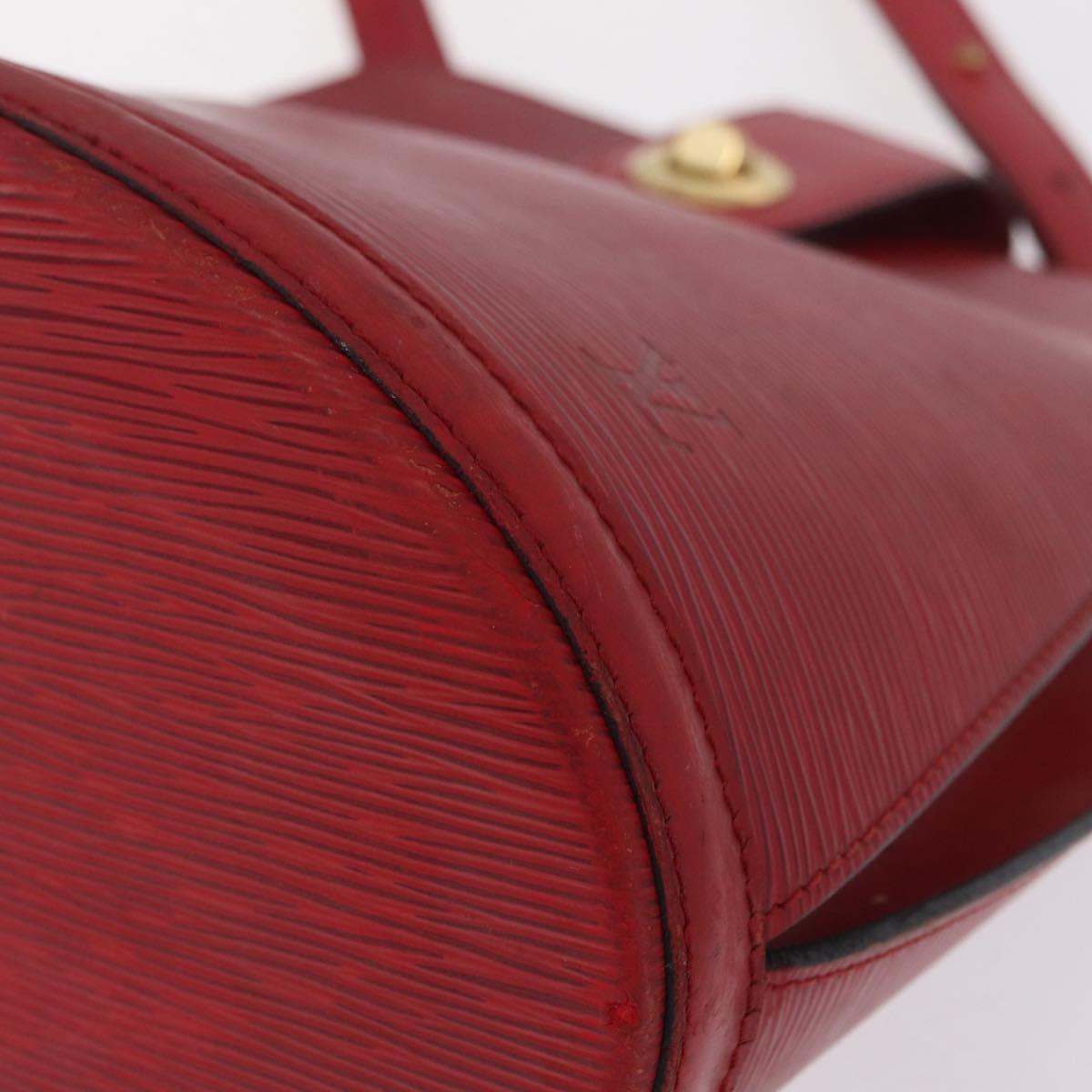 LOUIS VUITTON Epi Cluny Shoulder Bag Red M52257 LV Auth bs37858