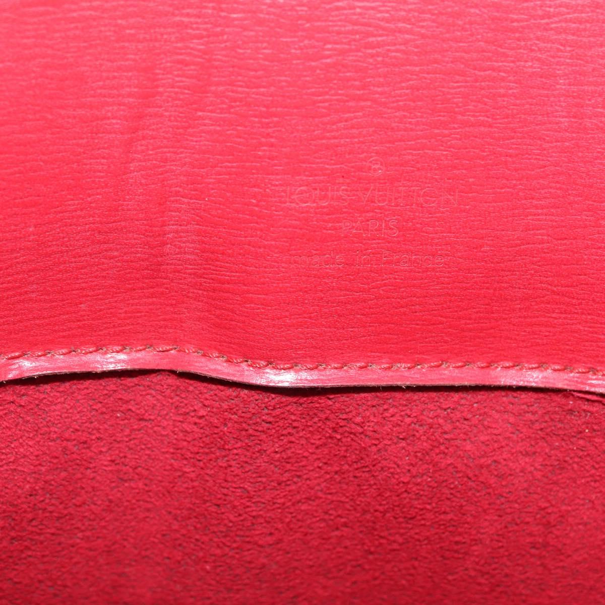LOUIS VUITTON Epi Cluny Shoulder Bag Red M52257 LV Auth bs37858
