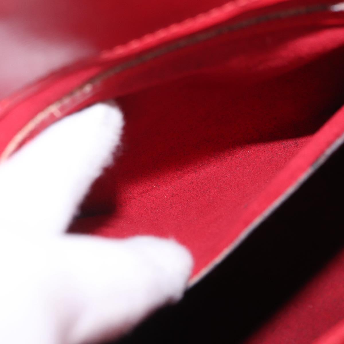LOUIS VUITTON Epi Cluny Shoulder Bag Red M52257 LV Auth bs37858