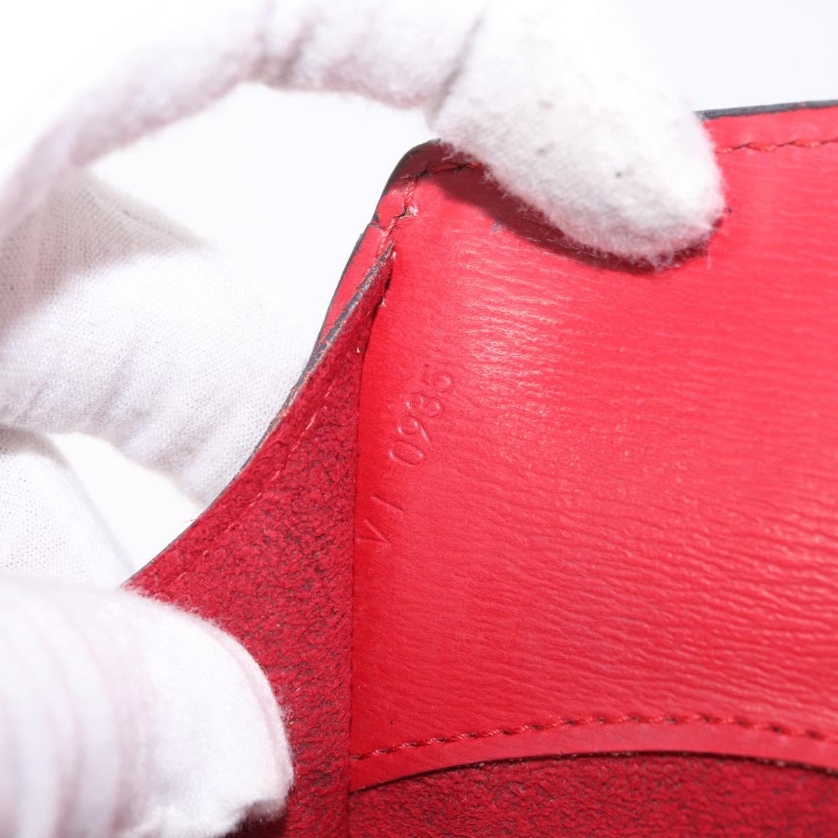 LOUIS VUITTON Epi Cluny Shoulder Bag Red M52257 LV Auth bs37858