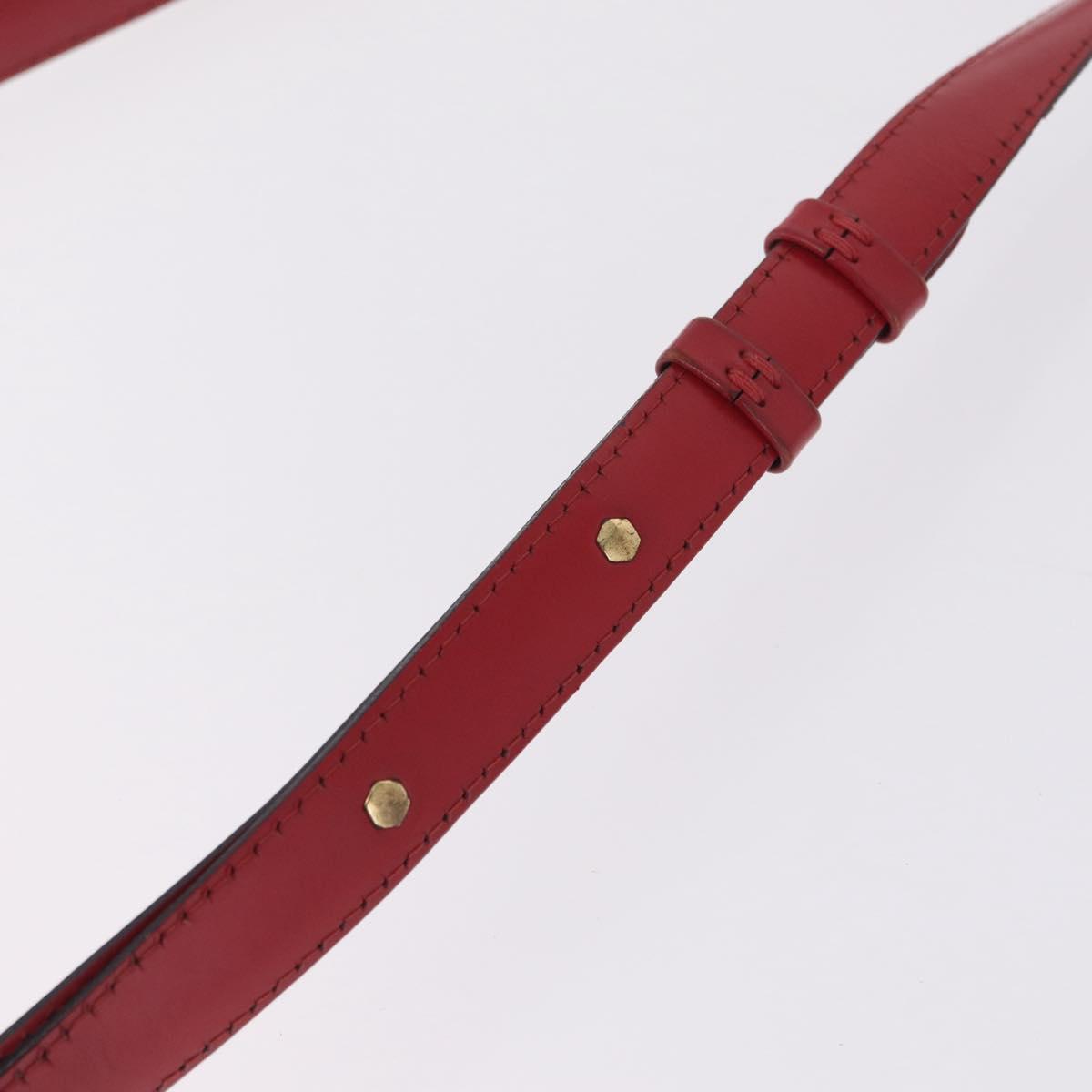 LOUIS VUITTON Epi Cluny Shoulder Bag Red M52257 LV Auth bs37858