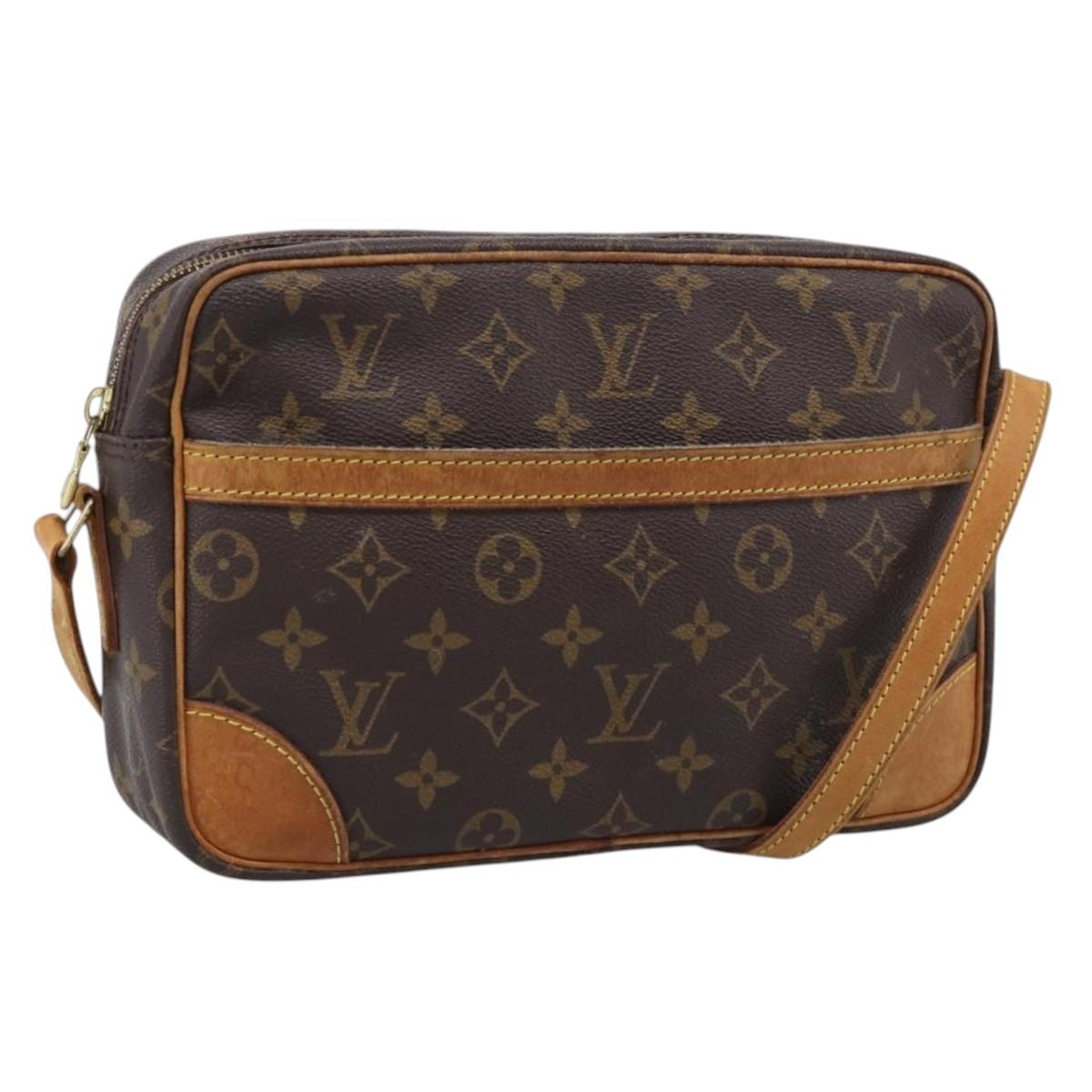 LOUIS VUITTON Monogram Trocadero 27 Shoulder Bag M51274 LV Auth bs37888